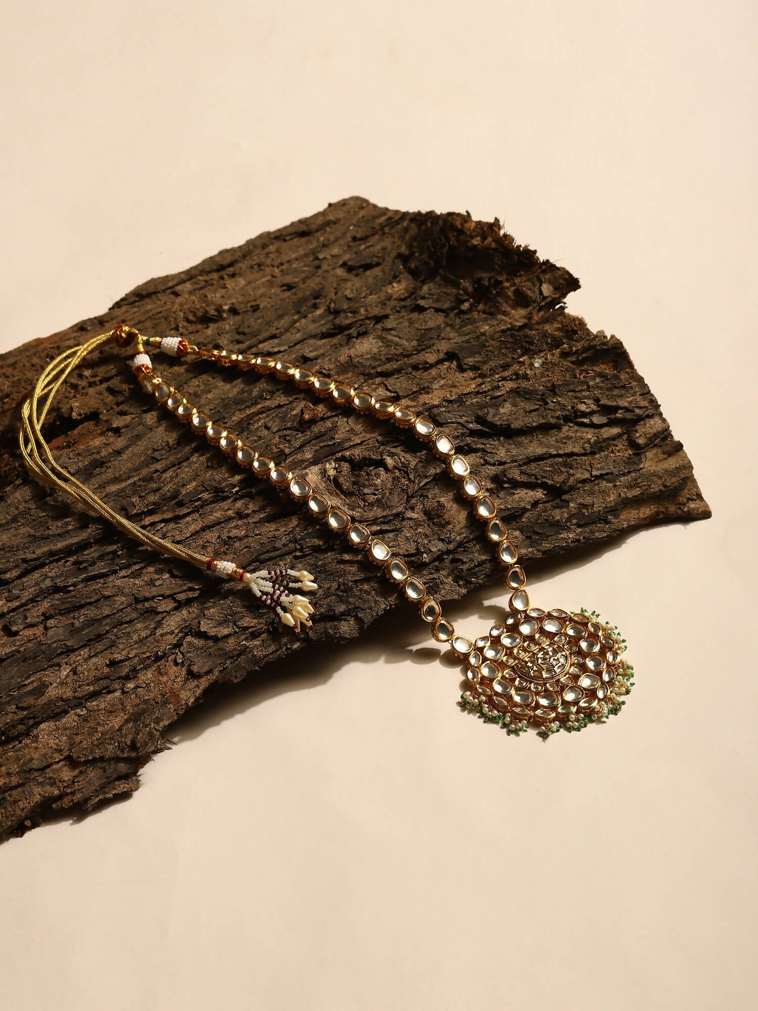 Women's Gold-Polished Necklace - Ruby Raang | Grab2Buy
