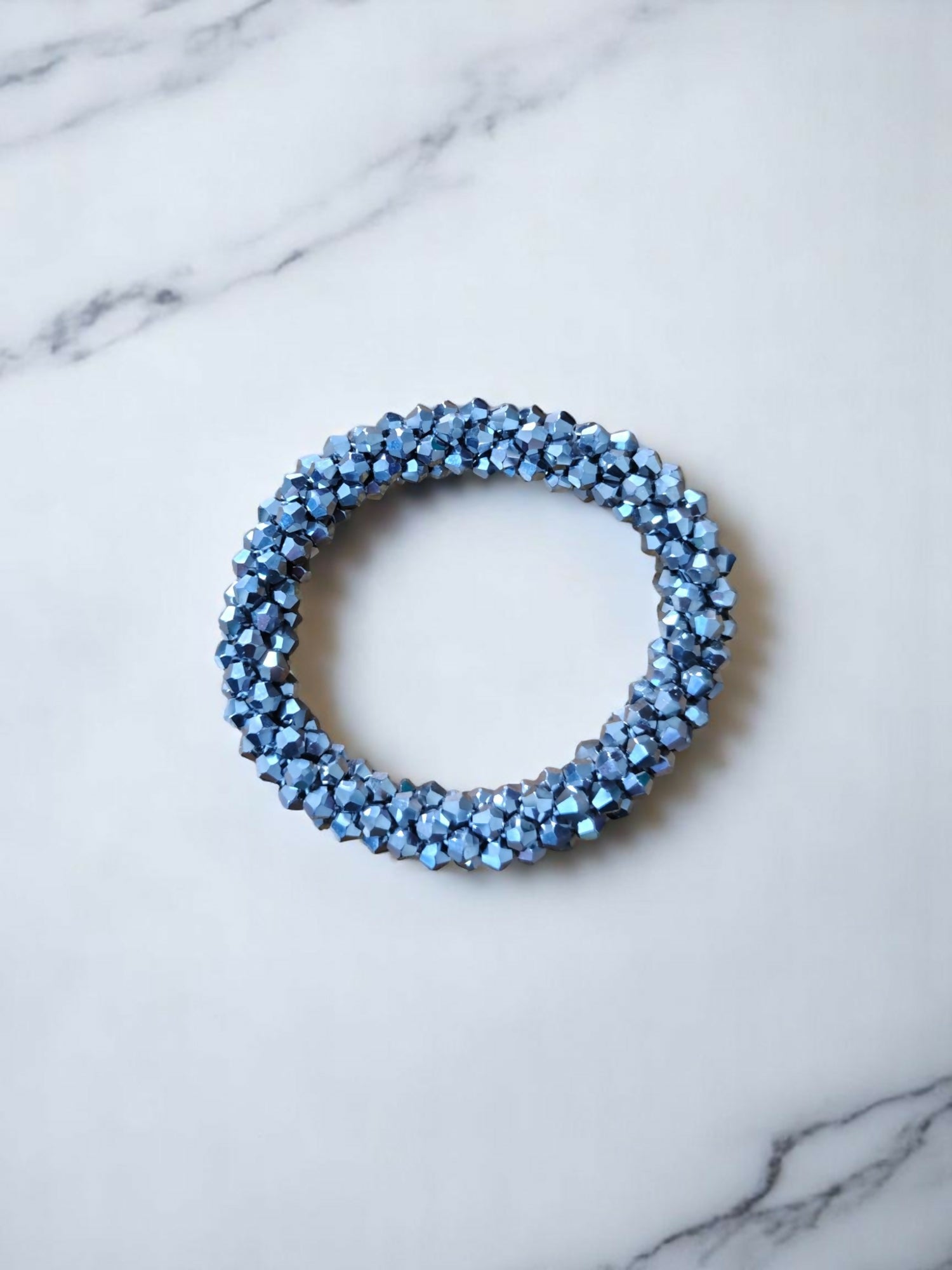 Inhanns Unisex Crystal Bloom – Adjustable Crystal Bead Bracelets - Silver | Grab2Buy
