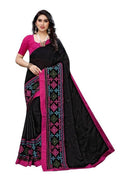 Vamika Black Chiffon Emboridered Saree (SUIDHAGA BLACK) | Grab2Buy