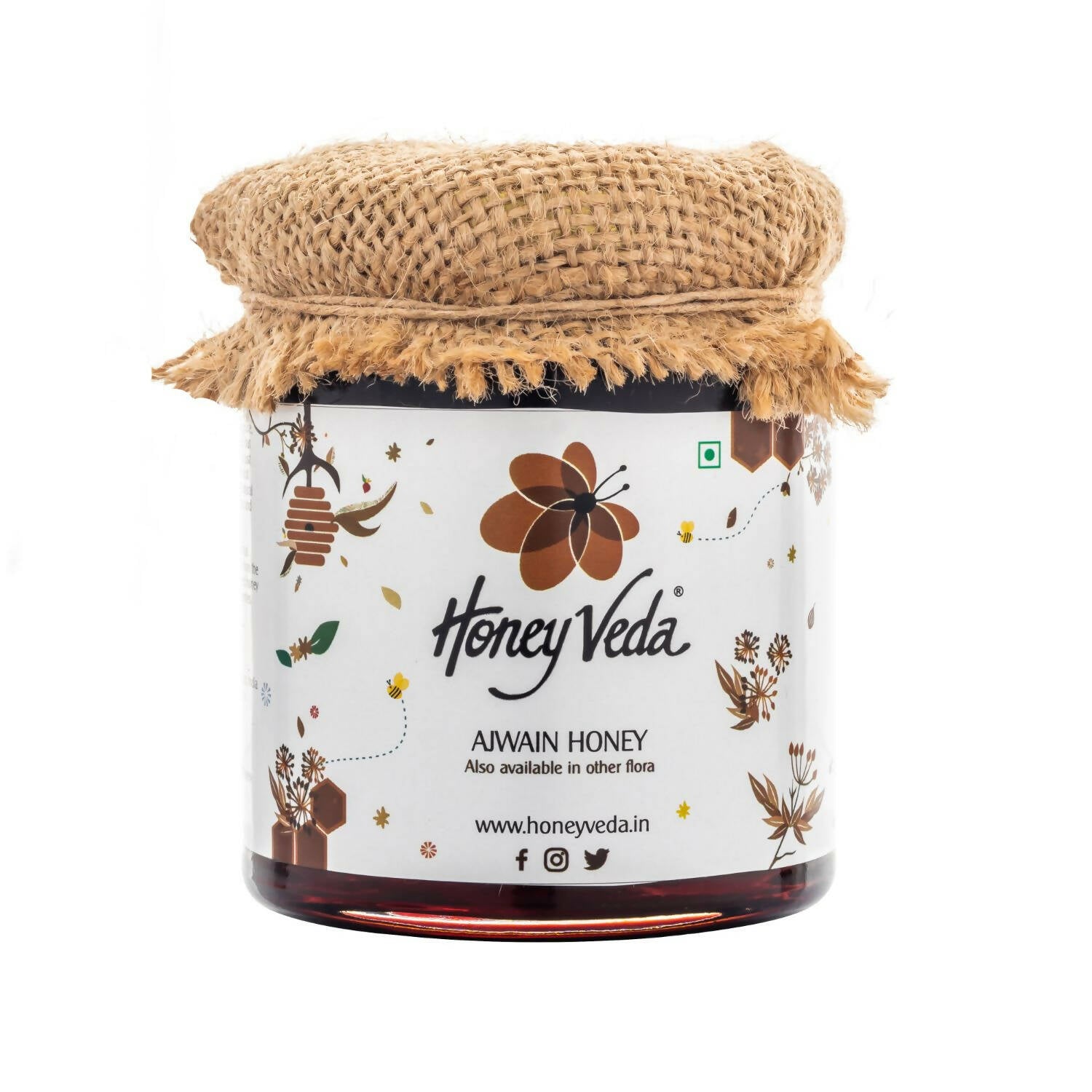HoneyVeda Premium Raw Ajwain Honey | Grab2Buy