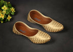 Tiny Bugs Girls Sequin Detailing Ethnic Juttis - Gold | Grab2Buy