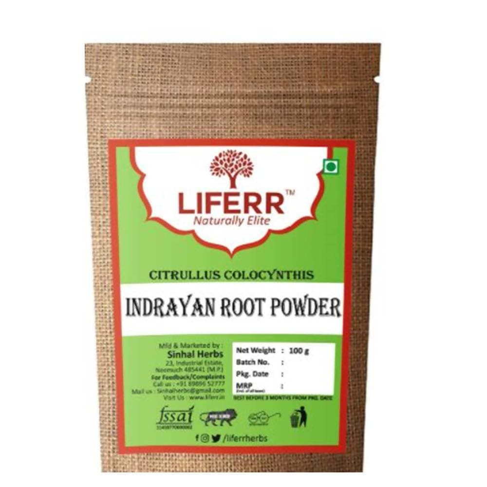 LIFERR Indrayan Roots Powder/ Citrullus Colocynthis Roots Powder | Grab2Buy