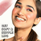 Blue Heaven Tinted Lip Balm Cocoa infused with Shea Butter, Almond oil and Vitamin E