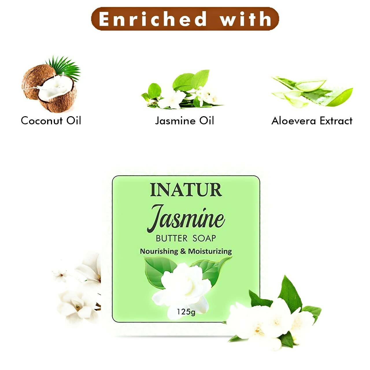 Inatur Jasmin Butter Soap | Grab2Buy
