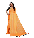 Vamika Orange Georgette Seqence Saree (Riva Orange) | Grab2Buy