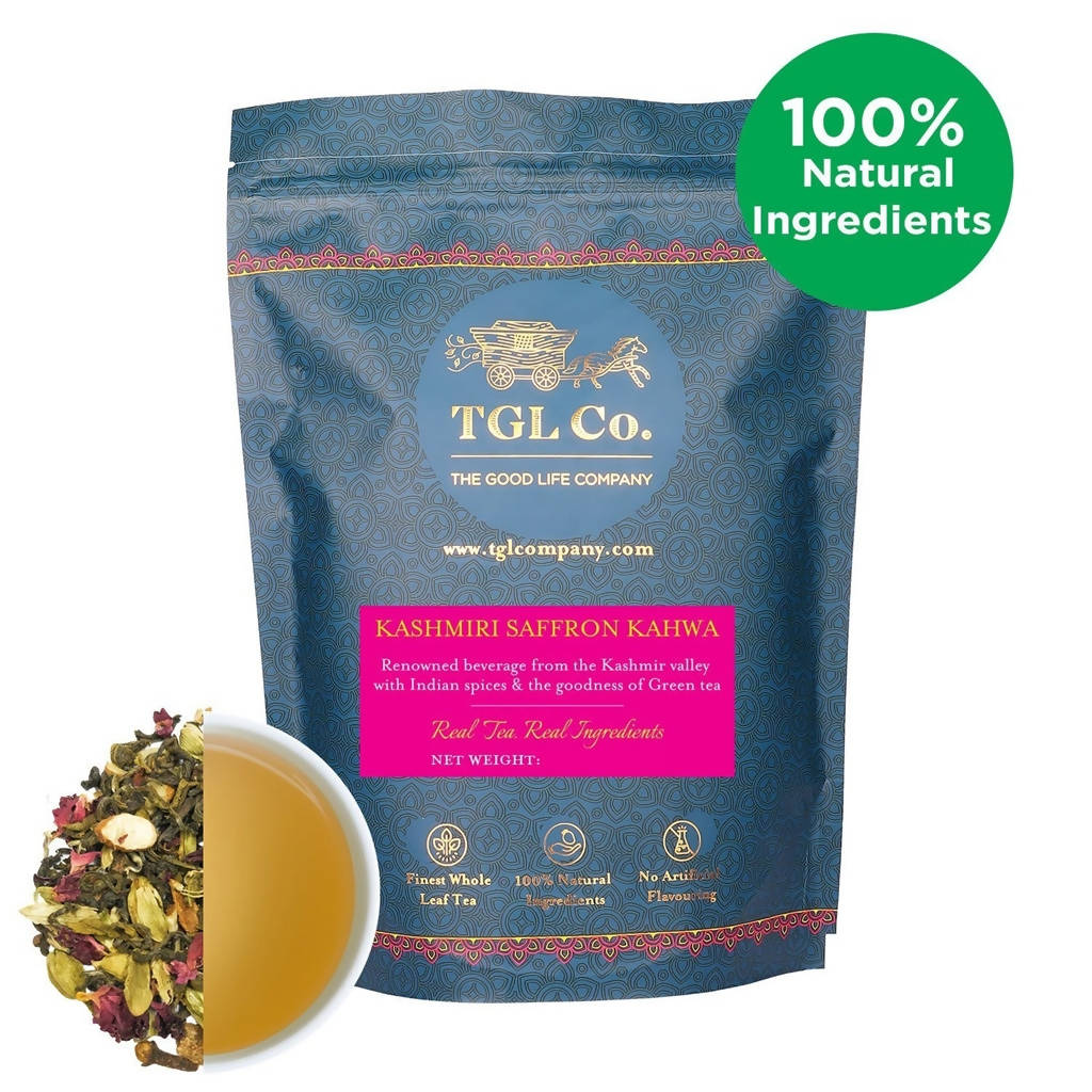 TGL Co. Kashmiri Saffron Kahwa Green Tea | Grab2Buy