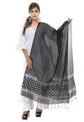 Mominos Fashion Black Buta Cut Dupatta | Grab2Buy