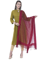 Mominos Fashion Maroon Stone Work Dupatta | Grab2Buy