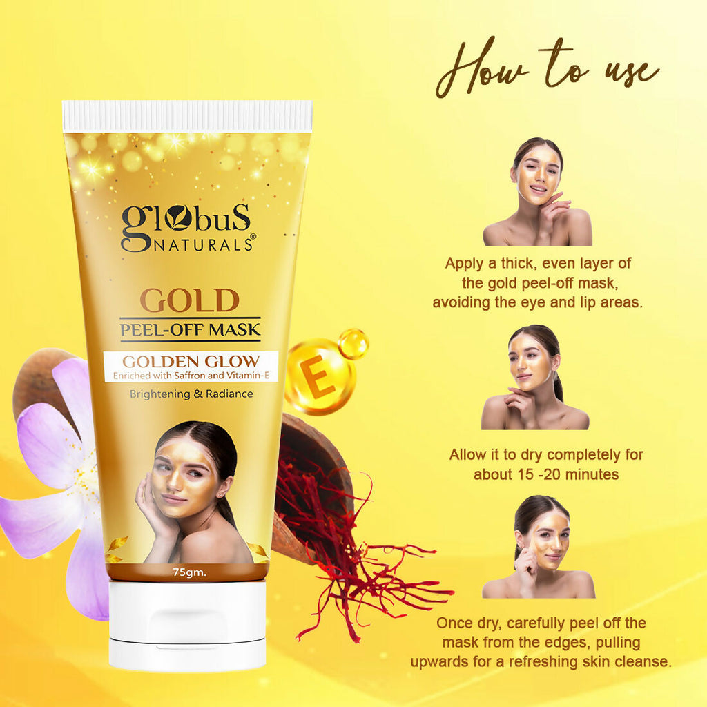 Globus Naturals Gold Peel Off Mask | Grab2Buy