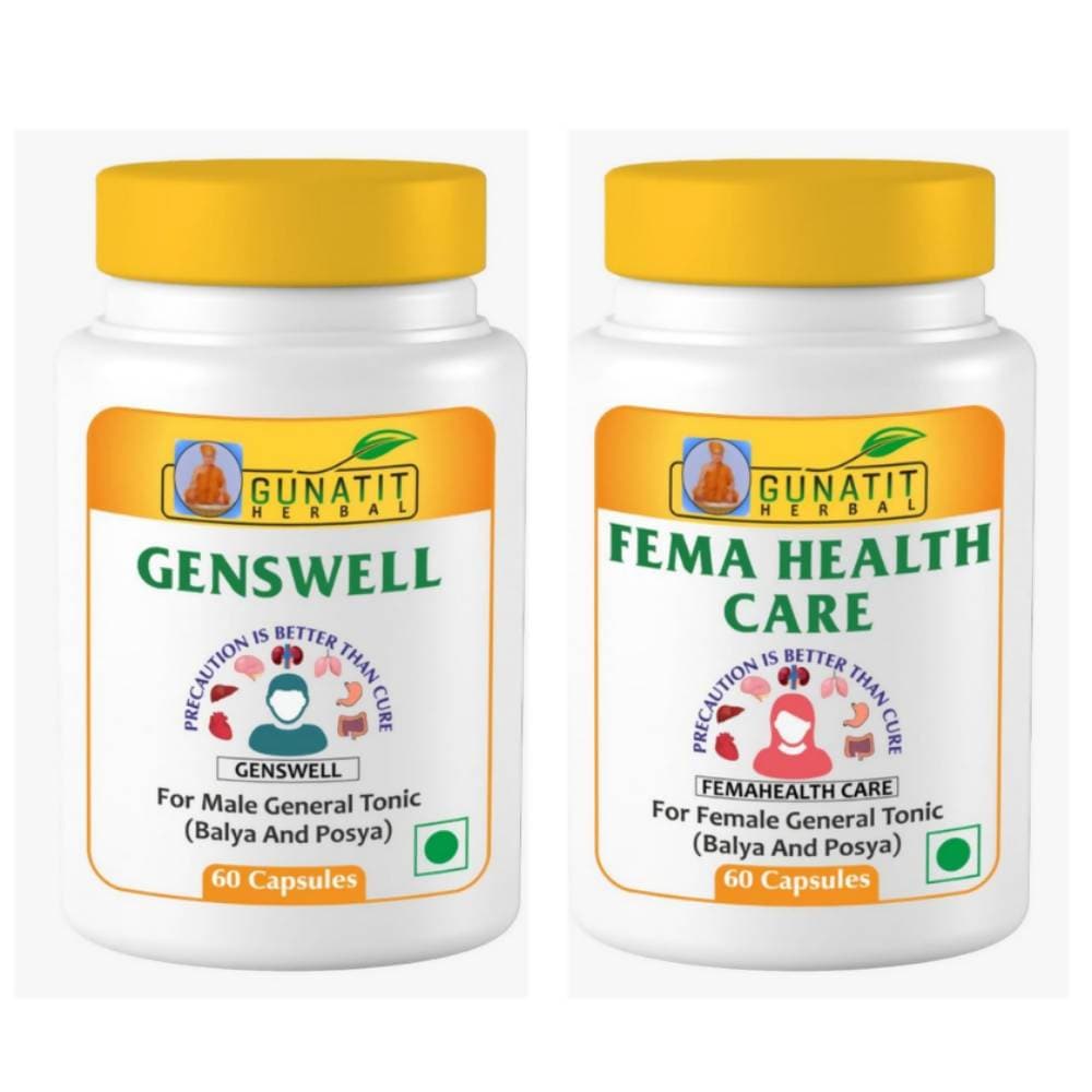 Gunatit Herbal combo of Genswell + Fema Healthcare | Grab2Buy
