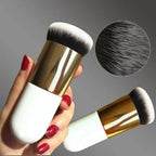 Favon Pack of 1 Foundation Cum Blush Brush and 1 Blender Puff | Grab2Buy