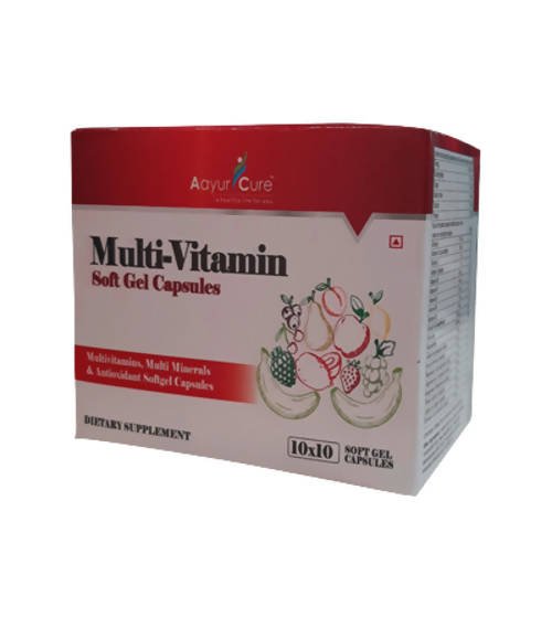Aayur Cure Multi-Vitamin Soft Gel Capsules | Grab2Buy