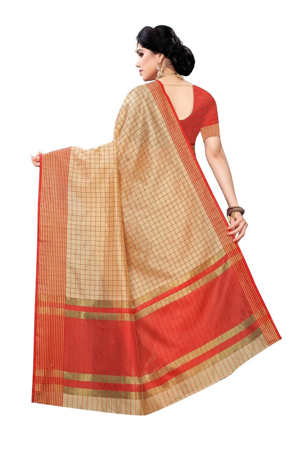 Vamika Chiku Cotton Silk Weaving Saree (MANIPURI CHIKU) | Grab2Buy
