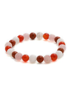 Red Carnelian, Amathyst Beads Bracelet - Ruby Raang | Grab2Buy