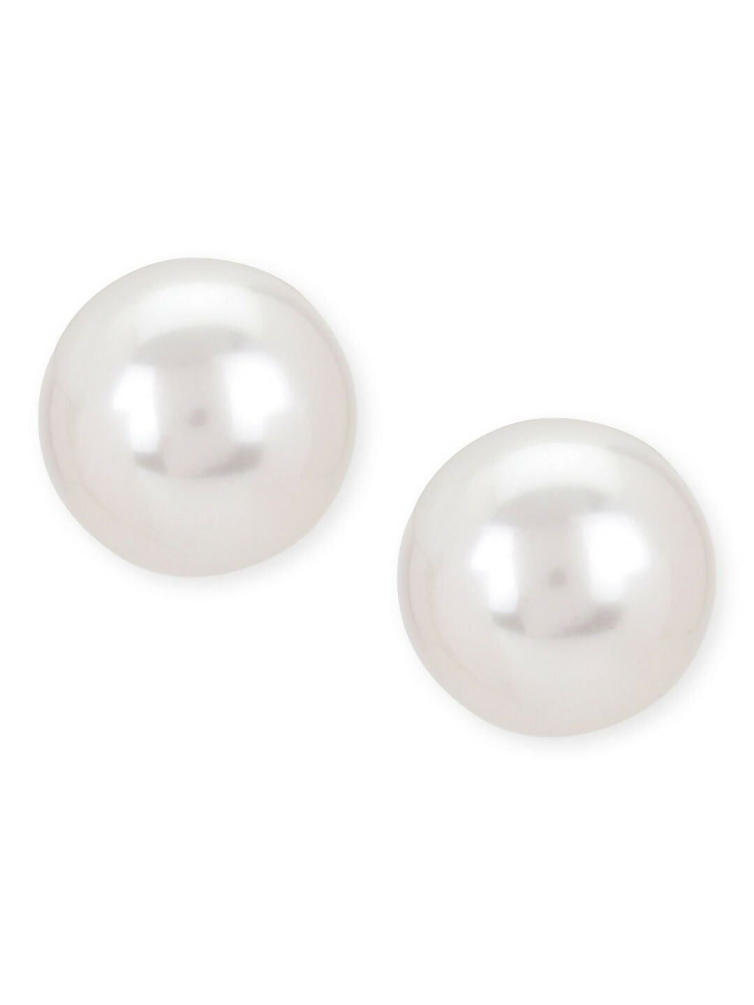 Pearl White Shine Studs- Ruby Raang | Grab2Buy