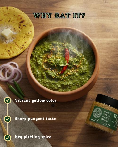 IKAI Organic Yellow Mustard Seeds | Grab2Buy