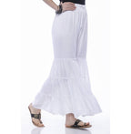 Mominos Fashion Reyon Cotton White Palazzo | Grab2Buy