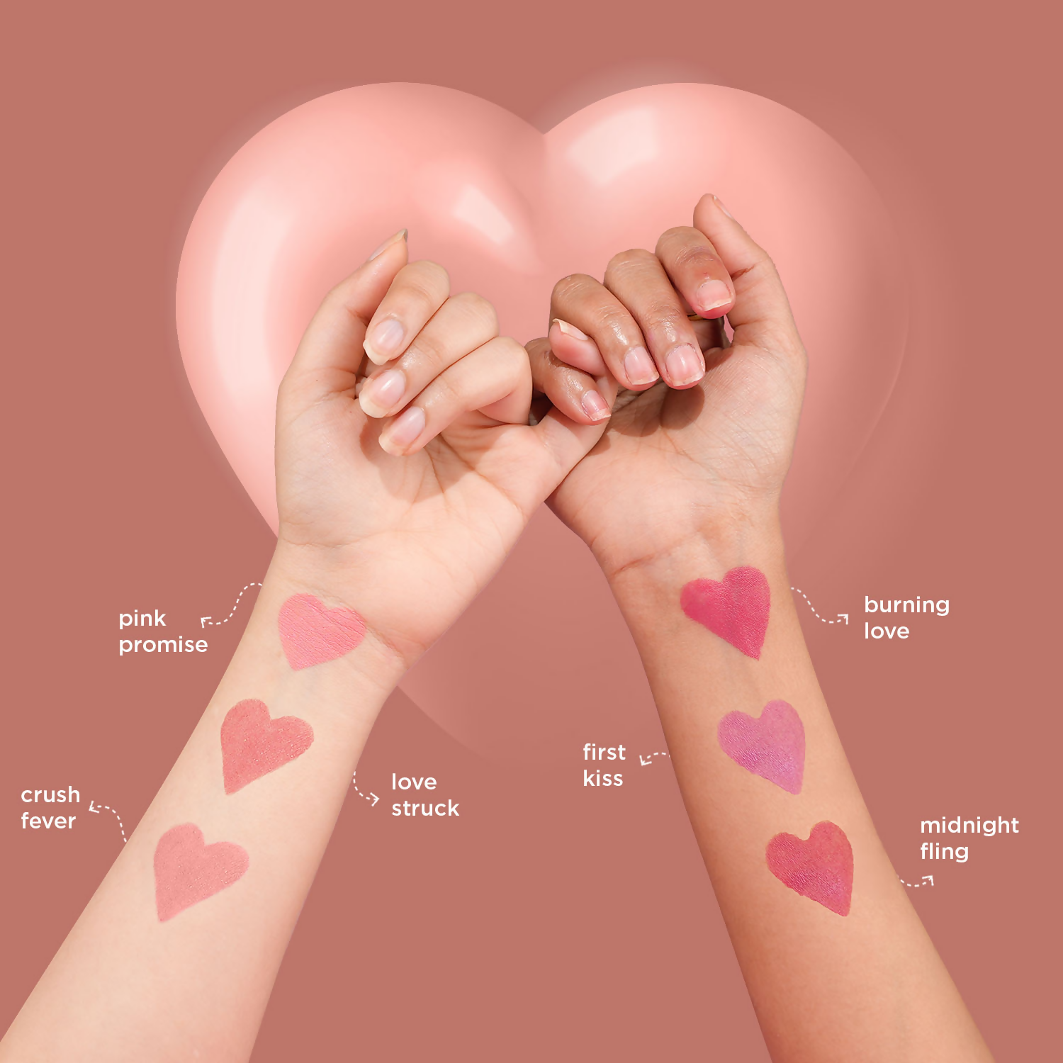 Bella Vita Organic All Hearts Face Blush - Love Struck | Grab2Buy