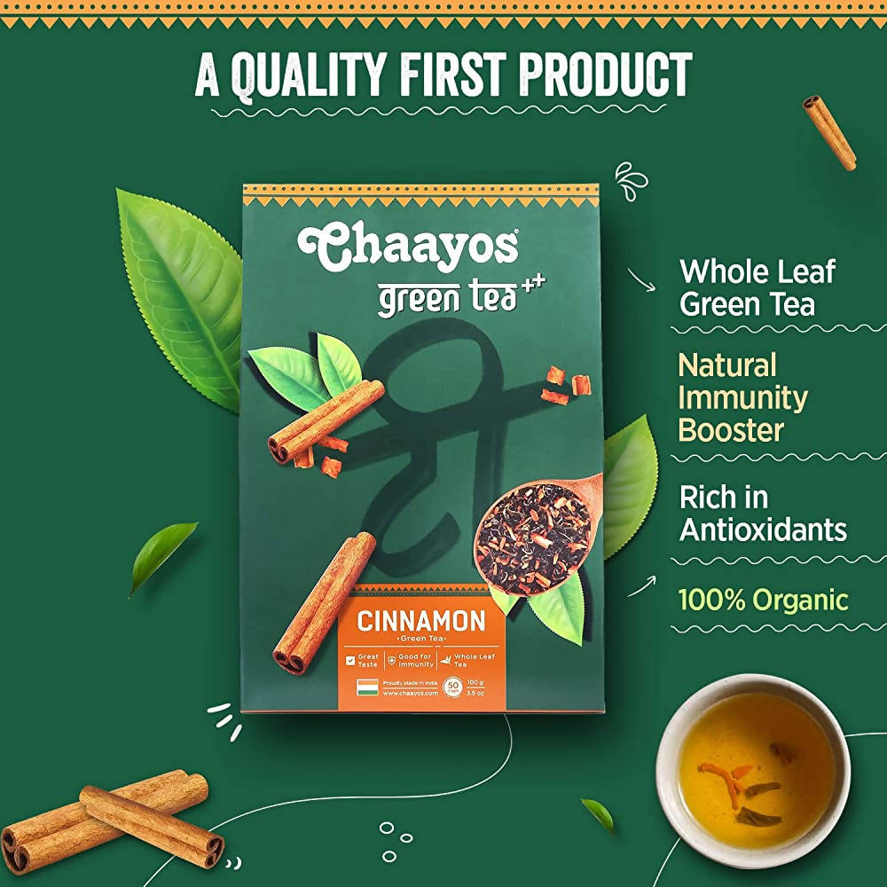 Chaayos Cinnamon Green Tea | Grab2Buy