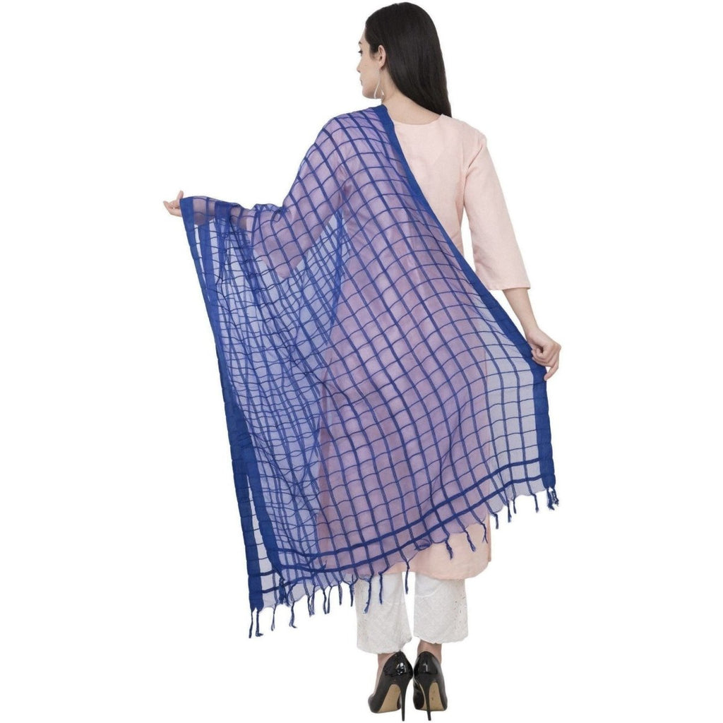 A R Silk Cotton Square Regular Dupatta Color Royal Dupatta or Chunni | Grab2Buy