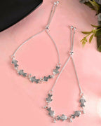 VOJ Set of 2 Traditional Fish Shapped Designer Anklet