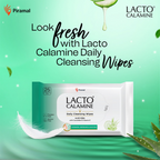 Lacto Calamine Daily Cleansing Face Wipes, Makeup Remover Wipes
