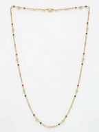 NVR Women Gold Plated Artificial Beads Chain | Grab2Buy