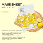 The Face Shop Real Nature Lemon Face Mask - Korean Skincare | Grab2Buy