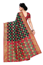 Vamika Banarasi Jaquard Traditional Black Weaving Saree | Grab2Buy