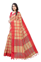 Vamika Cream Cotton Silk Weaving Saree (SATURN CHICKU) | Grab2Buy