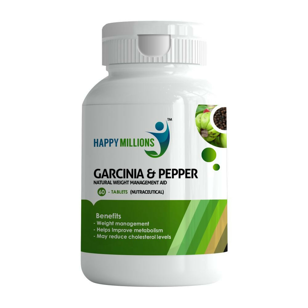 HappyMillions Garcinia & Pepper Weight Loss Tablets | Grab2Buy