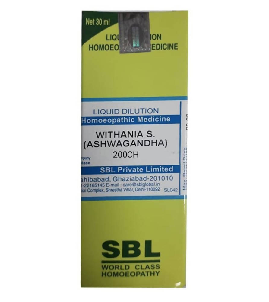 SBL Homeopathy Withania S (Ashwagandha) Dilution | Grab2Buy