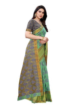 Vamika Green Jari Work Cotton Silk Saree (RIDHIMA GREEN) | Grab2Buy