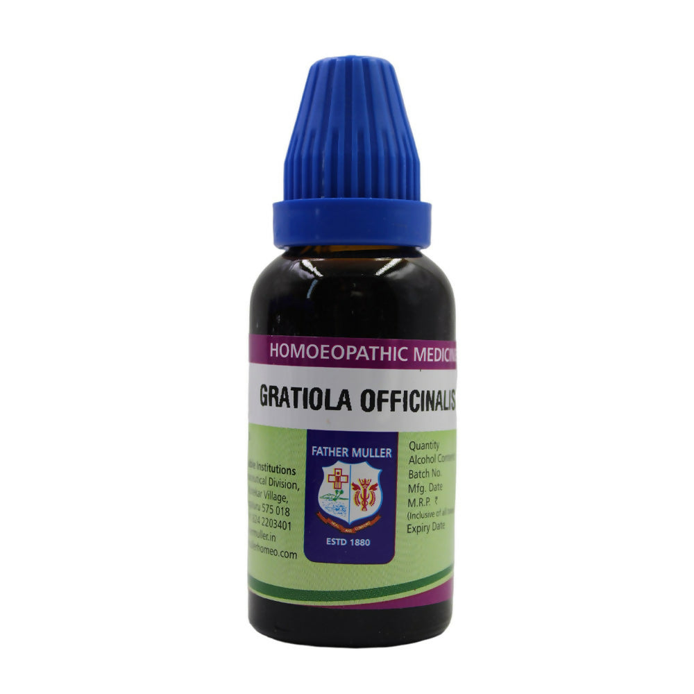 Father Muller Gratiola Officinalis Mother Tincture Q | Grab2Buy