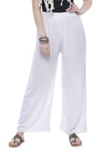 Mominos Fashion Rayon Cotton White Embroidery Chikan Palazzo | Grab2Buy