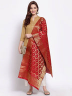Myshka Women's Multi Cotton Silk Printed Casual Dupatta | Grab2Buy