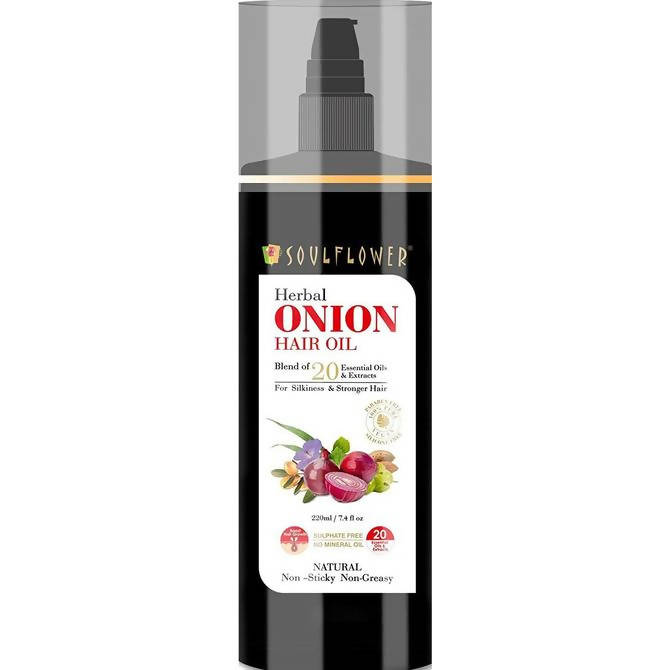 Soulflower Herbal Onion Hair Growth Oil | Grab2Buy