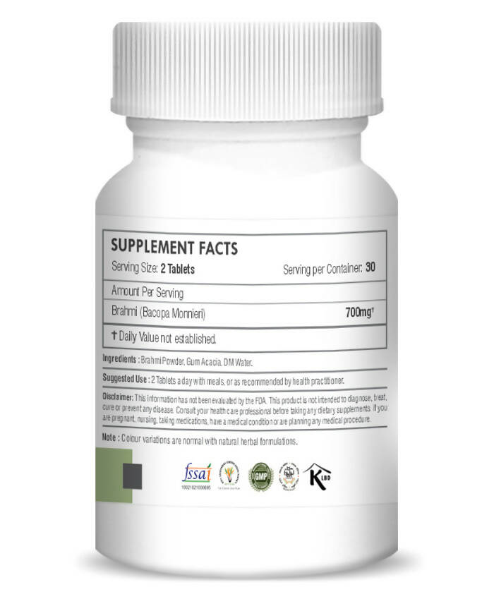 H&C Herbal Brahmi Tablets | Grab2Buy